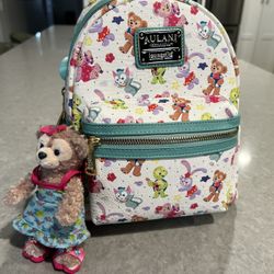 Disney Aulani Duffy And Friends Loungefly Backpack 