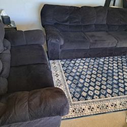 Sofa And love Seat - Black