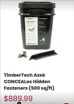 TimberTech Hidden Fastener Gun Pail for Dec k Building