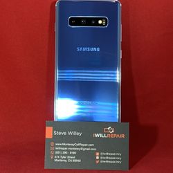 Samsung S10+ Blue 128GB Unlocked $390