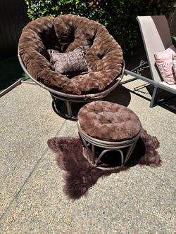 Beautiful Crush brown chair