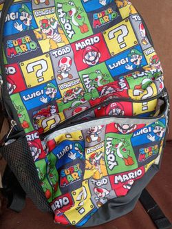 Super Mario Characters Backpack