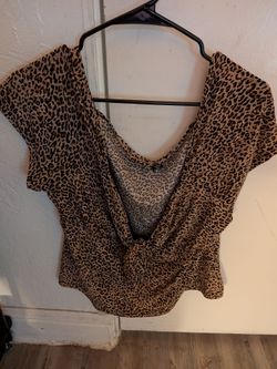 SHEIN Leopard Print blouse