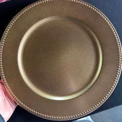 Matte Gold Charger Plates