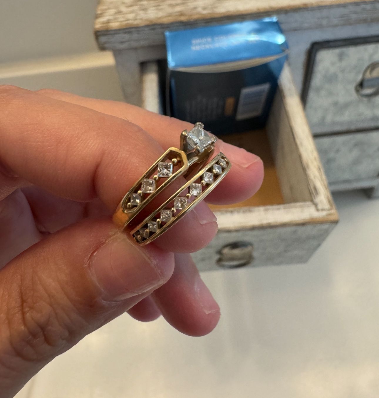 Engagement And Wedding Ring