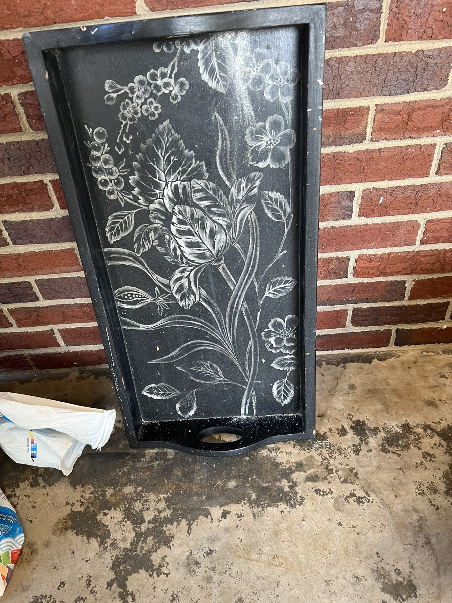 Black and White Tray