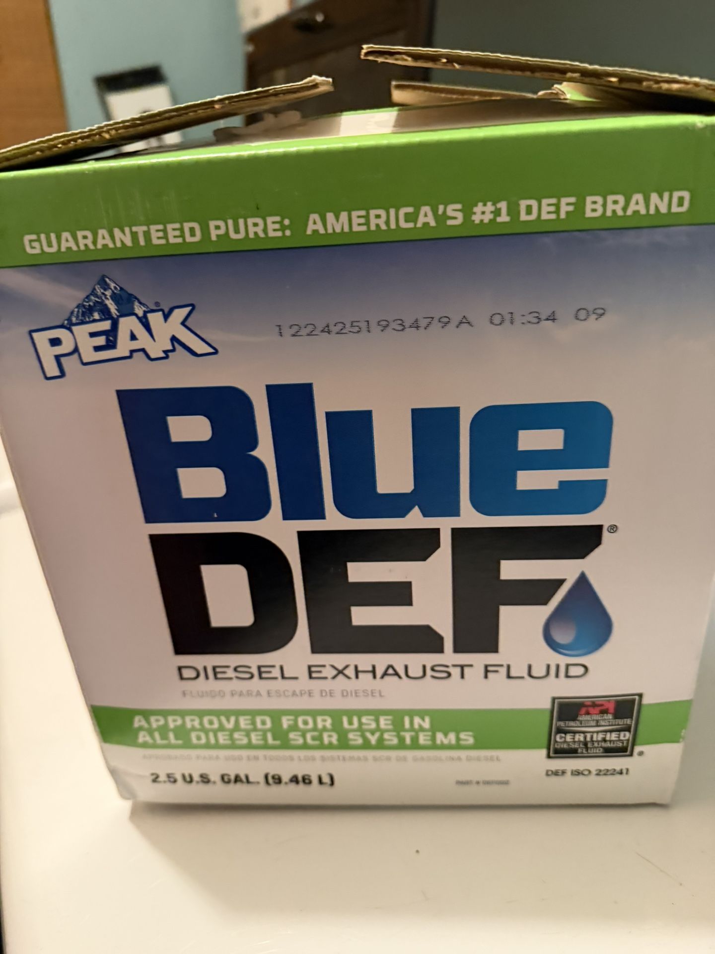 Blue def 2.5 Gallons