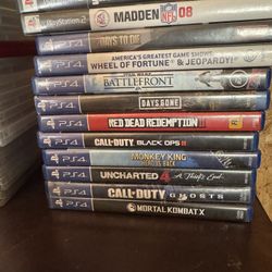 PlayStation 4 Games PS4 For Sale Or Trade