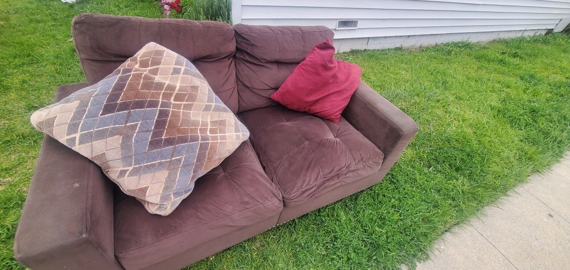 Free Dark Brown One Sofa