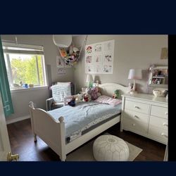     Pottery Barn Twin Bed Frame White – Kids Bedroom