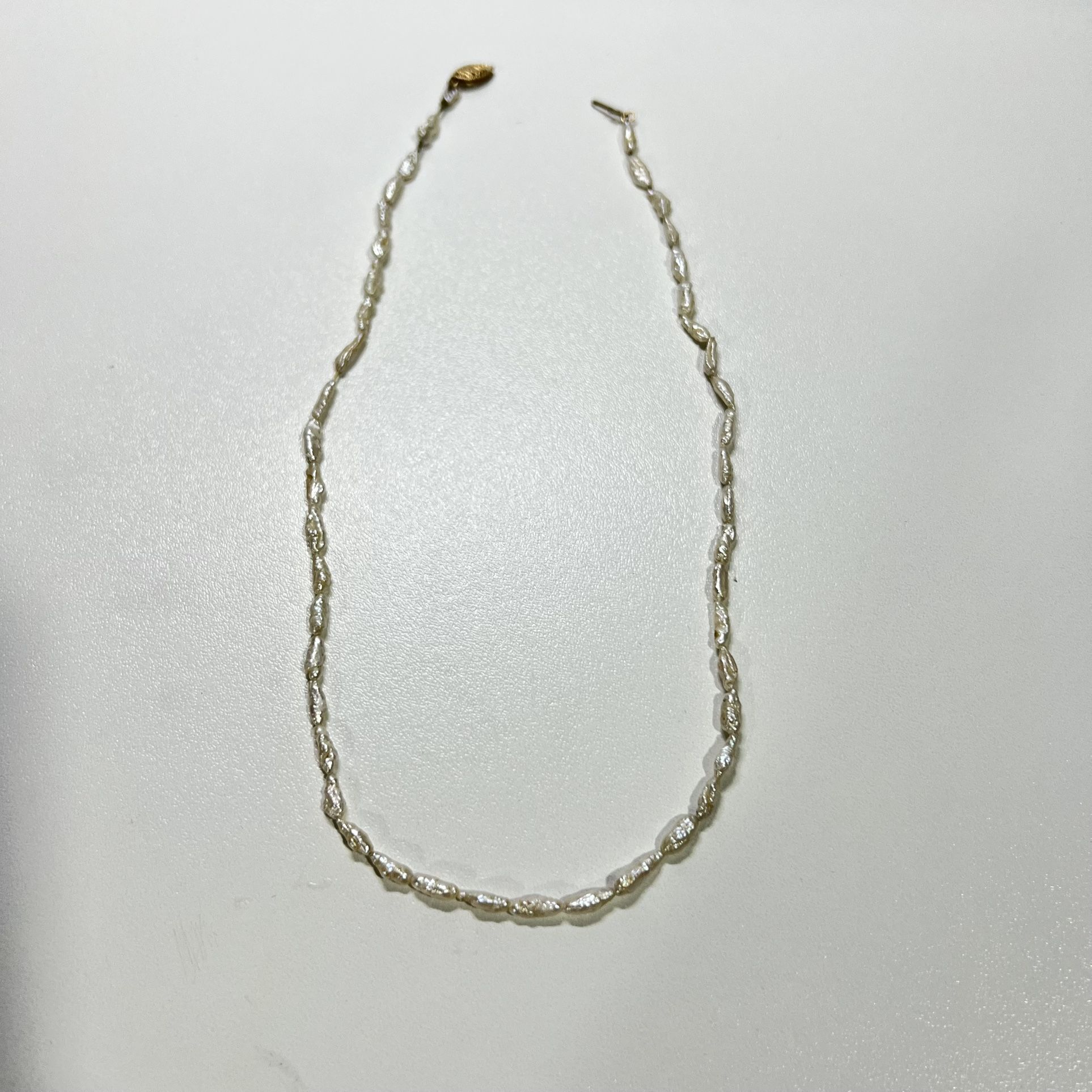 Vintage 14 kg Yellow Gold Freshwater Pearl necklace Vintage