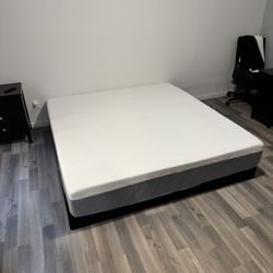 King Size Mattress And Bed Frame 