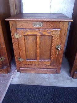 White Clad End Table