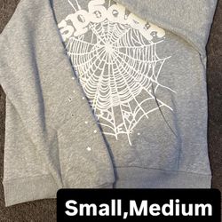 Sp5der Hoodies-Grey, Red, Black, Light Blue