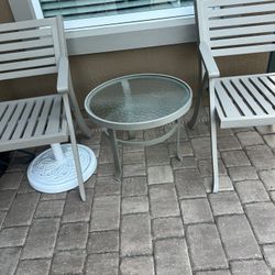Round 2Ft Patio Table  18.50” H