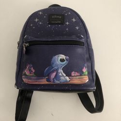 Disney Lilo And Stitch Starry Night Mini Backpack Pre-owned 