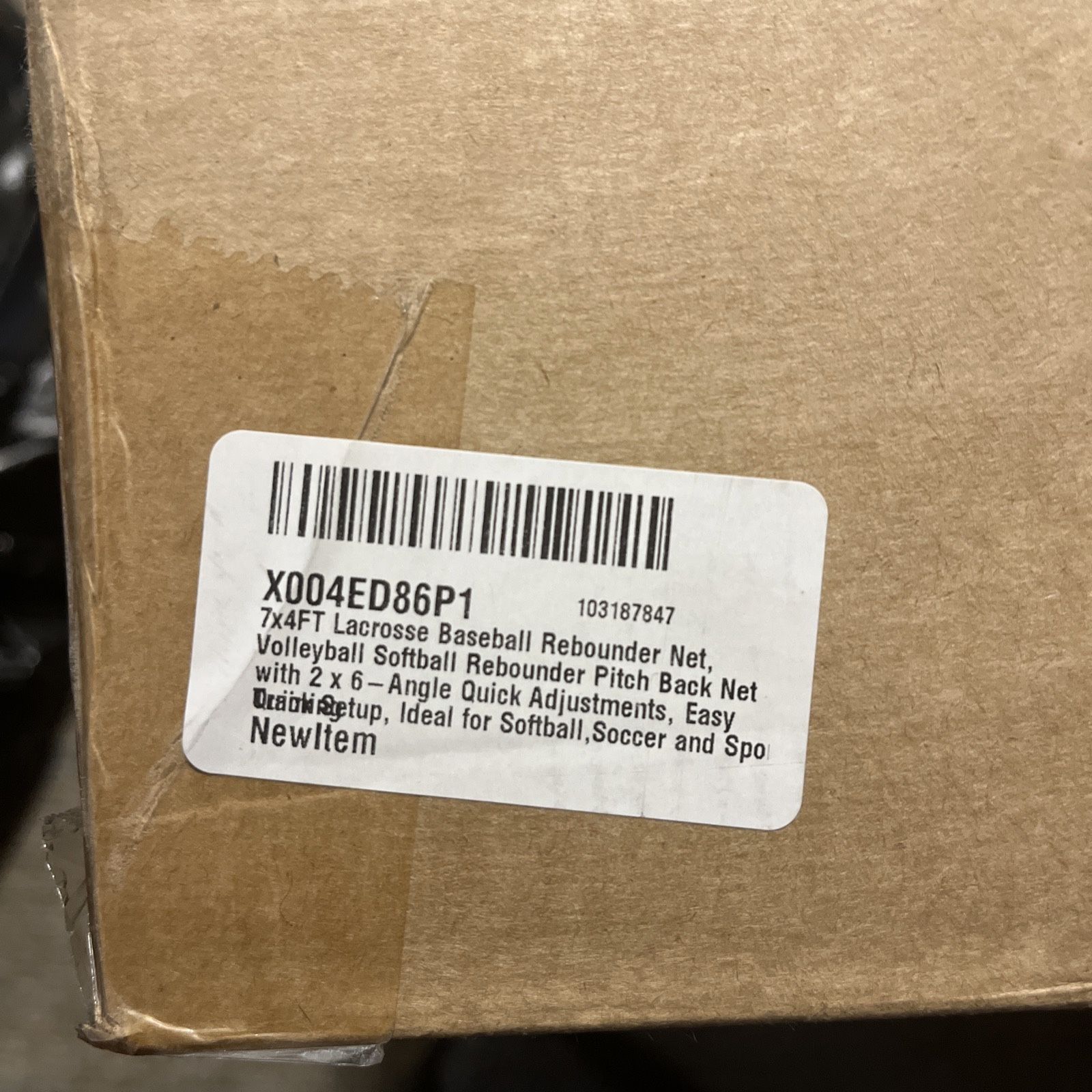 7x4 Volleyball Rebounder W/ 2x6 Quick Adjust