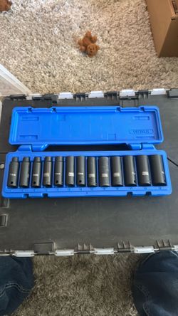 New Cornwell Tools CBP2LM 13 Piece Metric Impact Black Deep Socket Set 3/8" Drive
