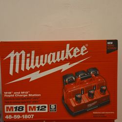 M12 and M18 12-Volt/18-Volt Lithium-Ion Multi-Voltage 6-Port Sequential Rapid Ba