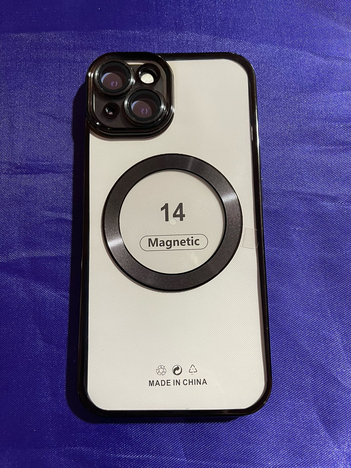 iPhone 14 Black Magnetic Case