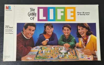 VINTAGE 1991 THE GAME OF LIFE BOARD GAME - MILTON BRADLEY