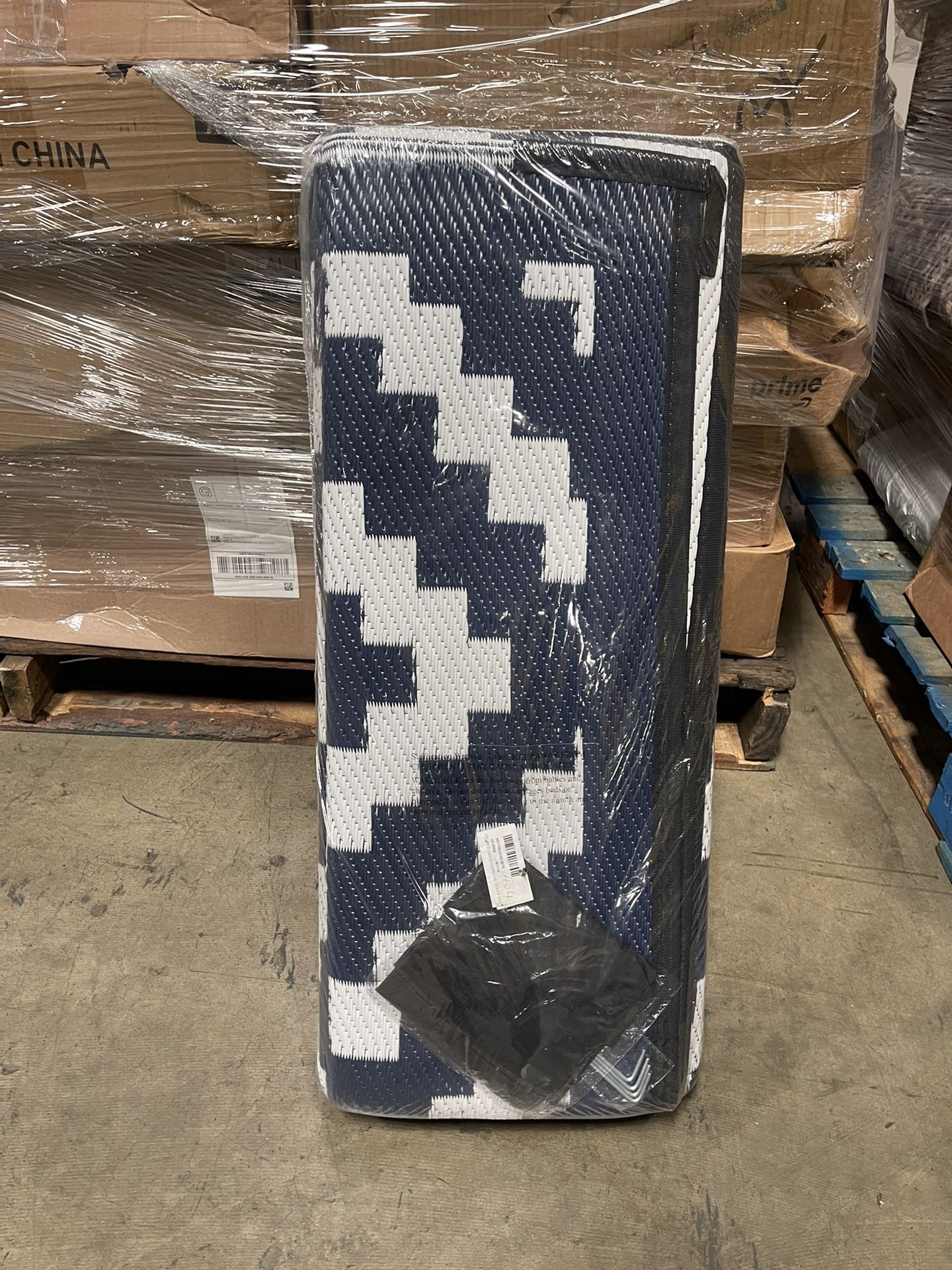 Outdoor Rug for Patio Clearance, 10'x14' Waterproof Large Camping Mat