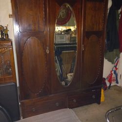 Antique Armoire H72  W54  D21