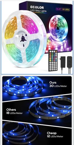 LED Light For Bedroom Color Changing Strip Brand New