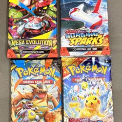 4 New Pokémon Packs 
