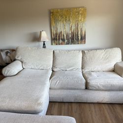 Beautiful Couch Has Feather Fill 