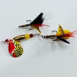 .5 number three spinner with trailing hook