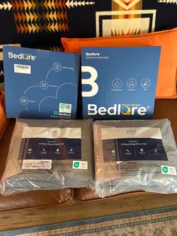 NEW King Sheet Sets + Waterproof Mattress Protectors – 4 Items $70 for everything