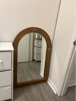 Vintage wood mirror