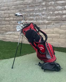 Callaway Forged Golf Clubs and Stand Bag