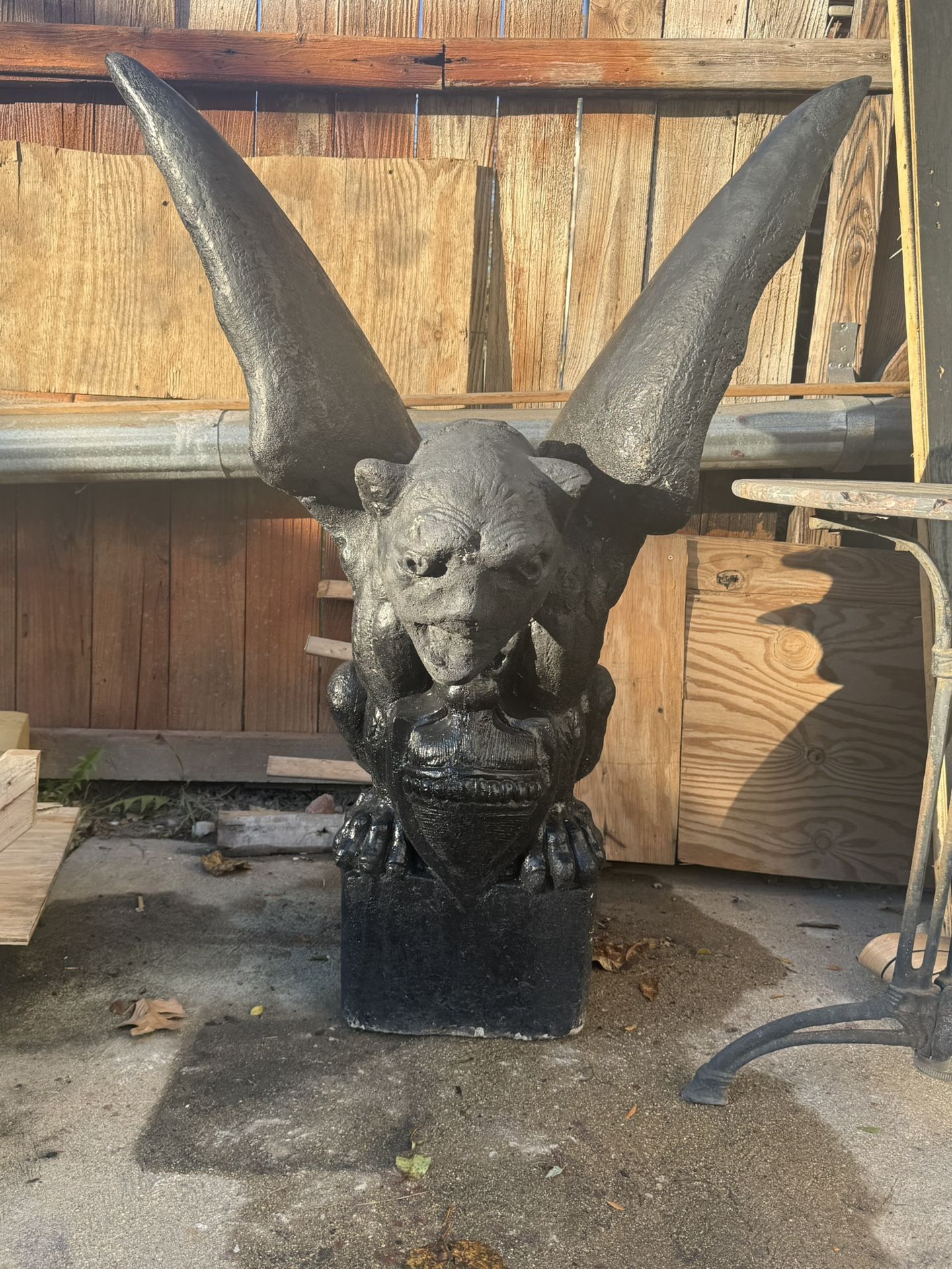 Monumental Gothic Gargoyle β Dark Guardian Sculpture