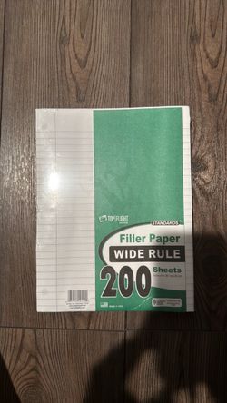 Notebook Filler Paper Wide Rule (Total 4), Make Offer!