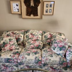High End Colorful Flower Couch