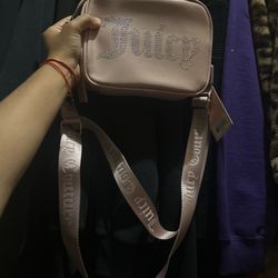 pink halo juicy cross body bag