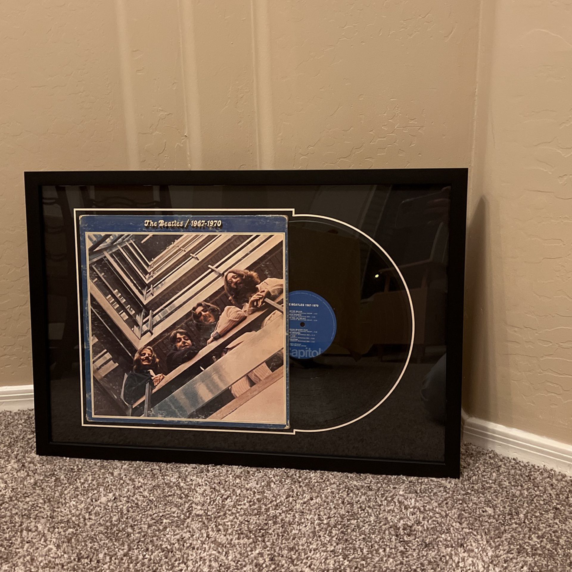 The Beatles Framed Record