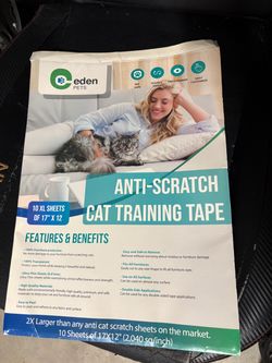 • EdenPets Cat Scratch Furniture Protectors - 7 XL Sheets Left