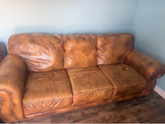 Leather couch