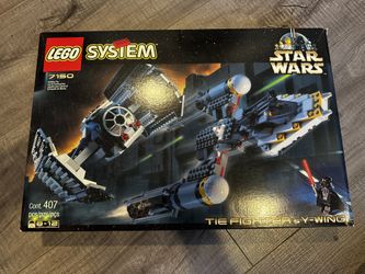 Vintage Lego Star Wars Tie Fighter & Y-Wing 7150
