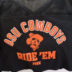 VS Pink Oklahoma State Football Jersey