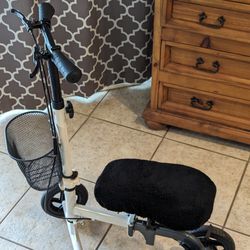 Medical Knee Scooter - foldable with front basket