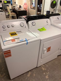 Amana washer and dryer set