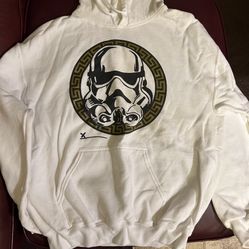 Star Wars Designed Darksidd Brand Stormtrooper Hoodie Size M