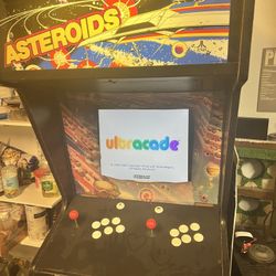 Standup arcade machine with mini games including 720 and many more