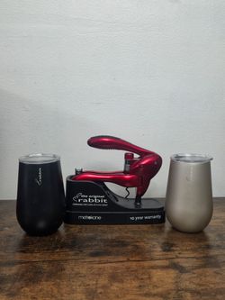 Rabbit Corkscrew with insulated cups