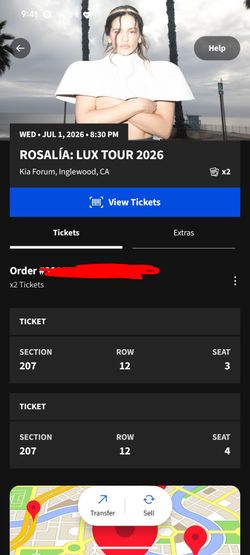 Rosalía Concert Tickets