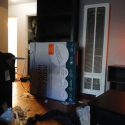 Wow Amazing 6 Foot Bookshelf And Brand New Platform Base For Twin Matress 